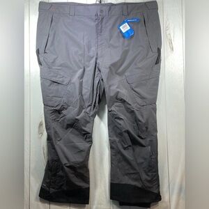 Columbia Powder Stash II Pants Mens 5XL Gray Omni-Heat Ski NWT Retail: $140